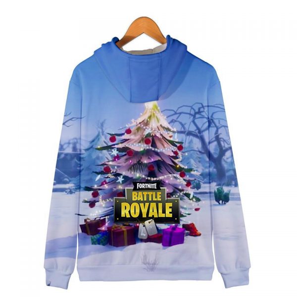 Fortnite Hoodies - Fortnite Game Christmas Series Christmas Tree Super Cool 3D Hoodie