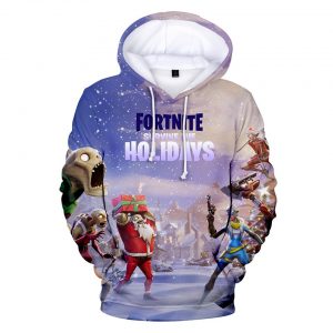 Fortnite Hoodies - Fortnite Game Christmas Series Super Cool 3D Hoodie