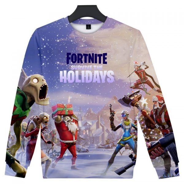 Fortnite Hoodies - Fortnite Game Christmas Series Super Cool 3D Hoodie