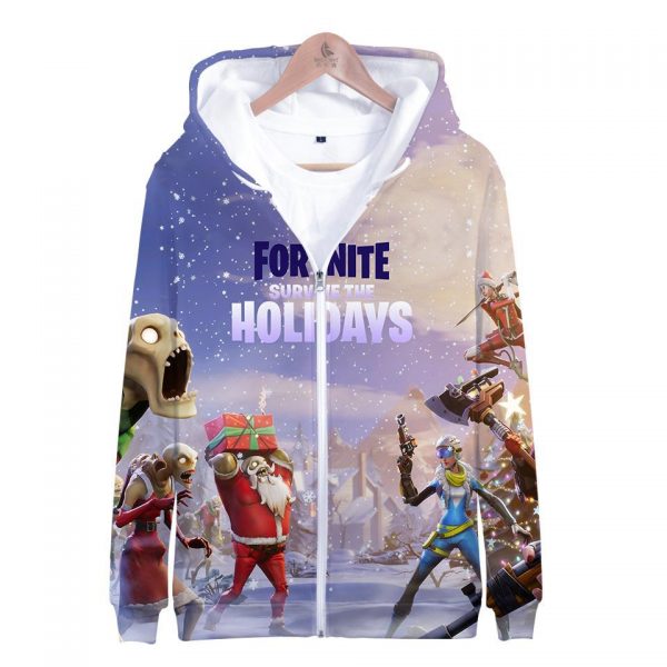 Fortnite Hoodies - Fortnite Game Christmas Series Super Cool 3D Hoodie