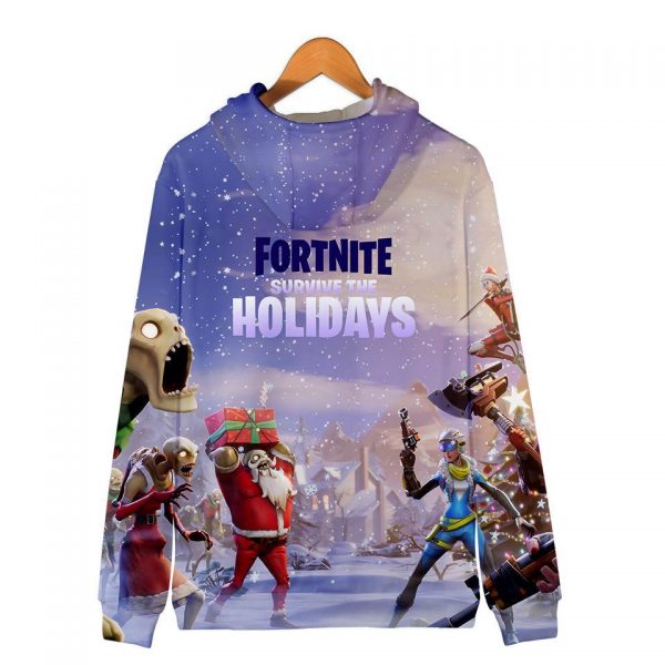 Fortnite Hoodies - Fortnite Game Christmas Series Super Cool 3D Hoodie