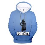 FORTNITE Hoodies - FORTNITE Game Season 7 Series Hero Raven 3D Blue Hoodie
