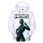 Fortnite Hoodies - Fortnite Game Series Game Character DARK VANGUARD White Hoodie