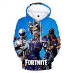 Fortnite Hoodies - Fortnite Game Series Season 8 NEW Game Character Blue Hoodie