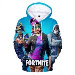 Fortnite Hoodies - Fortnite Game Series Season 8 NEW Hero Battle Royale Blue Hoodie