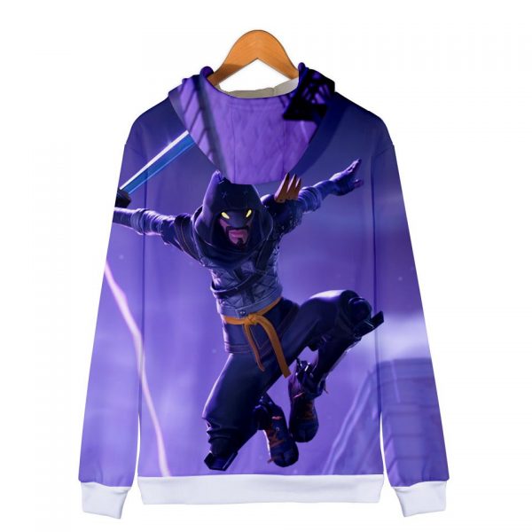 Fortnite Hoodies - Fortnite Ninja 3D Zip Up Hoodie