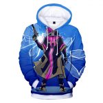 Fortnite Hoodies - Fortnite Top Level Sky Fox 3D Hoodie