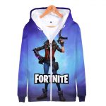 Fortnite Hoodies - Game Soldier Character 3D Zip Up Hoodie