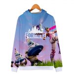 Fortnite Hoodies - Husky and Whiplash 3D Zip Up Hoodie