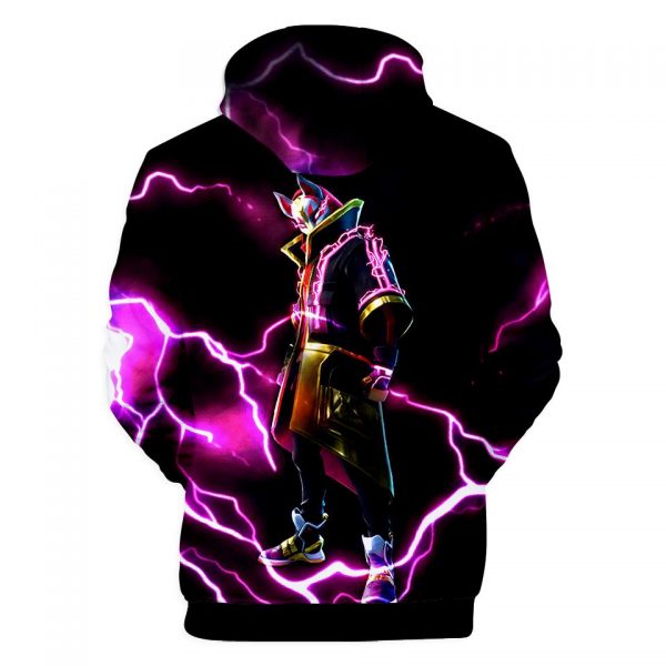 Fortnite Hoodies - Legendary Sky Fox Drift 3D Hoodie