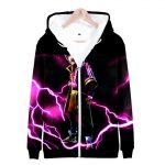 Fortnite Hoodies - Legendary Sky Fox Drift 3D Zip Up Hoodie