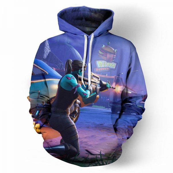 Fortnite Hoodies - PVE Ghoul Trooper 3D Hoodie