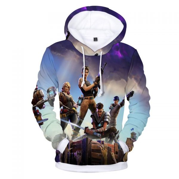 Fortnite Hoodies - PVE Mode Hero Character 3D Hoodie