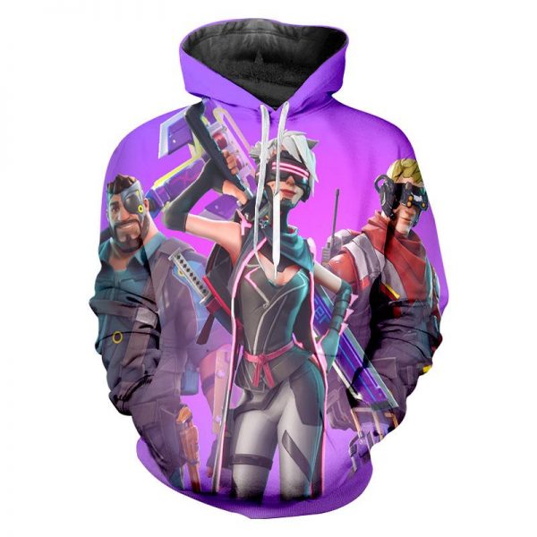 Fortnite Hoodies - PVE Ninja Character 3D Hoodie