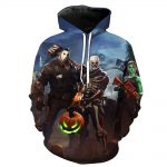 Fortnite Hoodies - PVE Skull Trooper 3D Hoodie