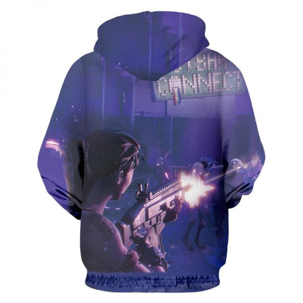 Fortnite Hoodies - PVE Zombie Mode 3D Hoodie