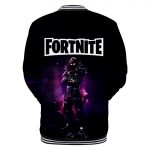 Fortnite Hoodies - Raven Starry Purple 3D Zip Up Hoodie