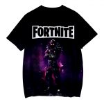 Fortnite Hoodies - Raven Starry Purple 3D Zip Up Hoodie