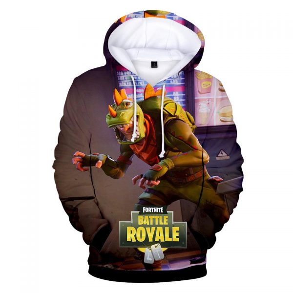 Fortnite Hoodies - Rex and Jungle Scout 3D Hoodie