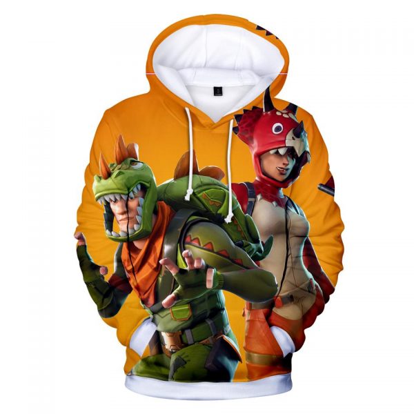 Fortnite Hoodies - Rex Triceratops 3D Hoodie