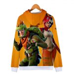 Fortnite Hoodies - Rex Triceratops 3D Zip Up Hoodie