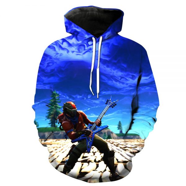 Fortnite Hoodies - Rust Lord 3D Hoodie