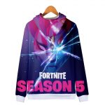 Fortnite Hoodies - Season 5 Lightning Mask 3D Zip Up Hoodie