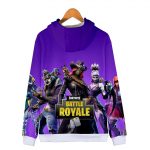 Fortnite Hoodies - Season 6 Dark Advent 3D Zip Up Hoodie