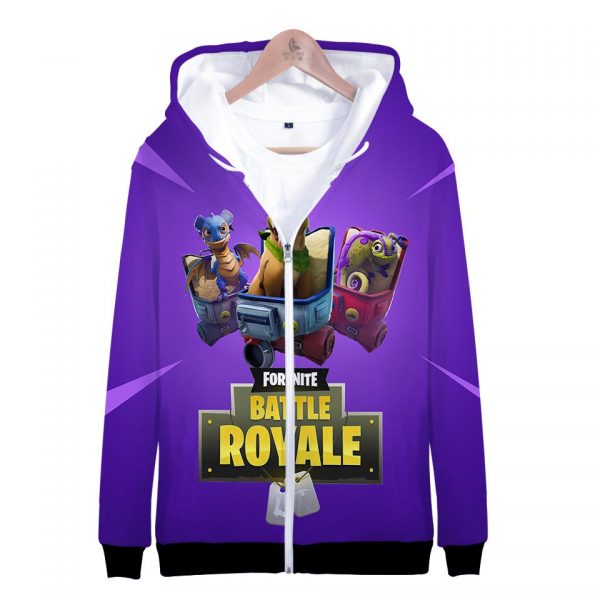 Fortnite Hoodies - Season 6 Pet 3D Zip Up Hoodie