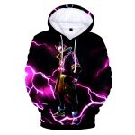 Fortnite Hoodies - Sky Fox Jacket Lightning 3D Hoodie