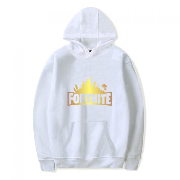 Fortnite Hoodies - Solid Color Fortnite Game Logo Icon Super Cool Hoodie