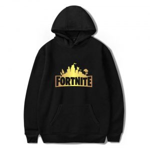 Fortnite Hoodies - Solid Color Fortnite Game Logo Icon Super Cool Hoodie