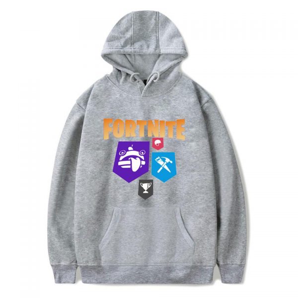 Fortnite Hoodies - Solid Color Fortnite Game Props Icon Super Cool Hoodie