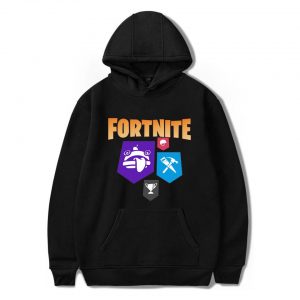 Fortnite Hoodies - Solid Color Fortnite Game Props Icon Super Cool Hoodie