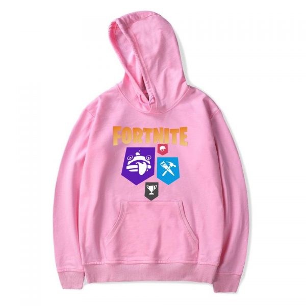 Fortnite Hoodies - Solid Color Fortnite Game Props Icon Super Cool Hoodie