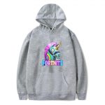 Fortnite Hoodies - Solid Color Fortnite Rainbow Horse Super Cute Hoodie