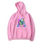 Fortnite Hoodies - Solid Color Fortnite Rainbow Horse Super Cute Hoodie