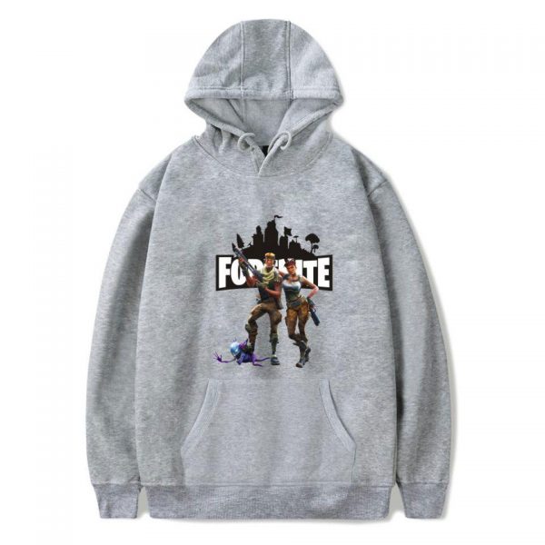 Fortnite Hoodies - Solid Color PVE New Season Hero Hoodie