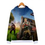 Fortnite Hoodies - Star-Spangled Trooper Soldier 3D Zip Up Hoodie