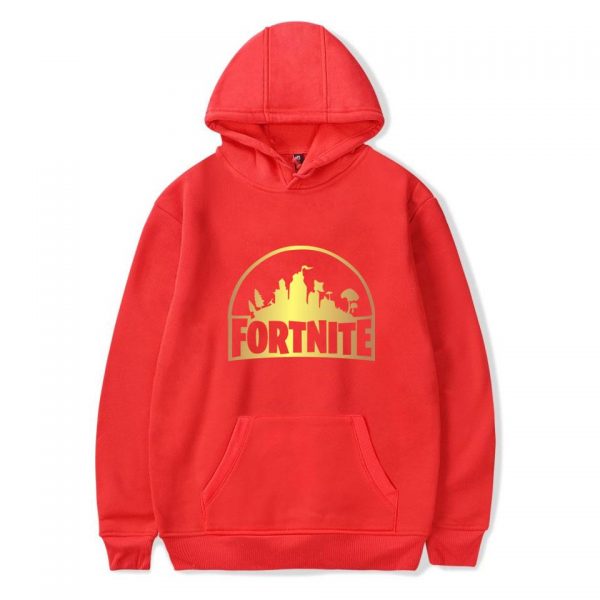 Fortnite Hoodies - Super Cool Solid Color Fortnite Golden Map Icon Hoodie