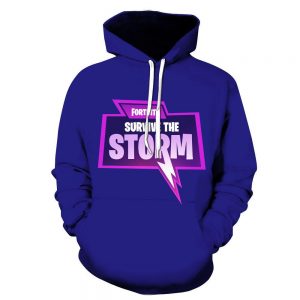 Fortnite Hoodies - Survive the Storm 3D Hoodie