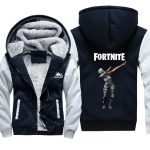 Fortnite Jackets - Solid Color Fortnite Game Character Dance Icon Fleece Jacket