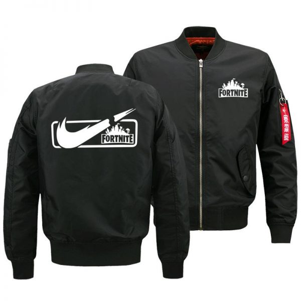 Fortnite Jackets - Solid Color Fortnite Game Flight Suit Icon Fleece Jacket