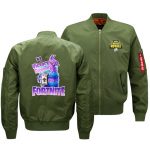 Fortnite Jackets - Solid Color Fortnite Game Flight Suit Series Icon Fleece Jacket