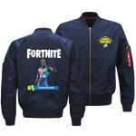 Fortnite Jackets - Solid Color Fortnite Game Hero Soldier Icon Flight Suit Fleece Jacket