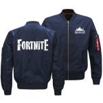 Fortnite Jackets - Solid Color Fortnite Game Icon Aviator Jacket Fleece Jacket