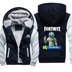 Fortnite Jackets - Solid Color Fortnite Game LEVIATHAN Victory Royale Icon Fleece Jacket