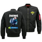 Fortnite Jackets - Solid Color Fortnite Game Monster Icon Flight Suit Fleece Jacket