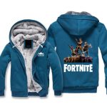 Fortnite Jackets - Solid Color Fortnite Game New Season Icon Fleece Jacket