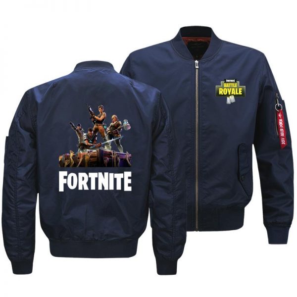 Fortnite Jackets - Solid Color Fortnite Game PVE Mode Hero Icon Fleece Jacket